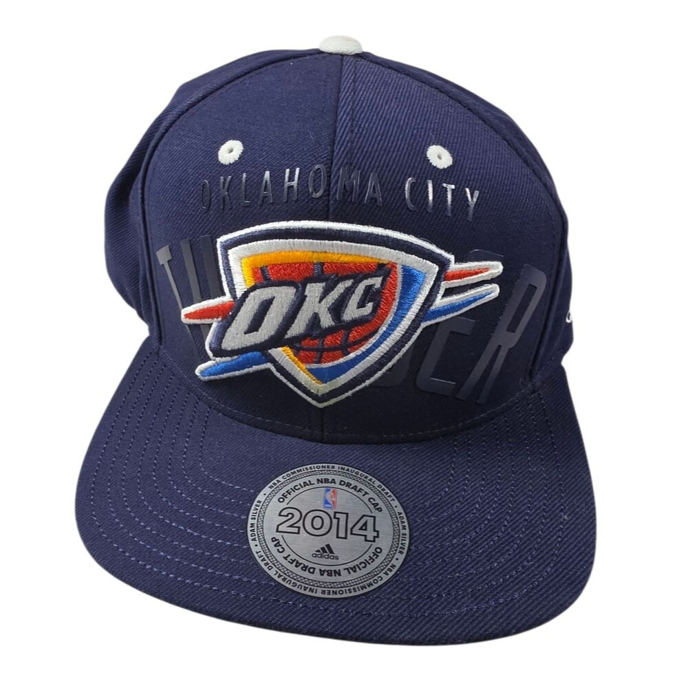 Adidas OKC Oklahoma City Thunder 2014 NBA Draft Cap‎ Snapback Hat